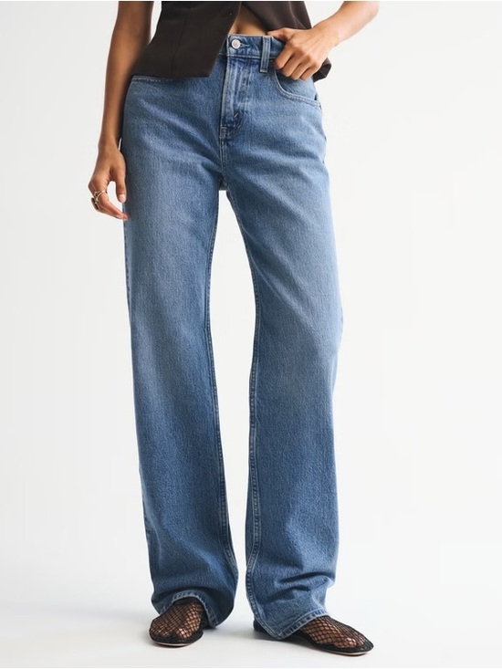 Abercrombie & Fitch Denim - Abercrombie & Fitch High-Rise 90s Relaxed Jeans